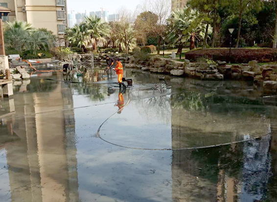 内蒙古景观池淤泥清理